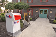 Washington Square West has UPS and FEDEX drop box pickup
